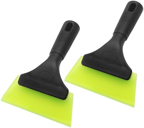 2 Pcs 5 Inch Green Car Window Squeegee Silicone by Seimneire