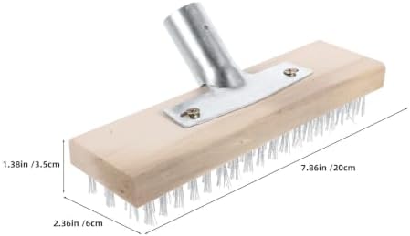 2pcs Stainless Steel Wire Floor Brush Head - Image 2