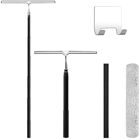 Squeegee for Shower Glass, Shower Squeegee for Glass Doors, Telescopic Window by Unknown