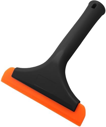1Pc 6 Inch Black Car Window Squeegee Silicone by Seimneire