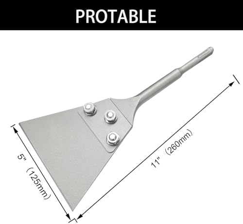 Greywolf SDS Plus Floor Scraper Kit, Carpet Removal Tool, Premium Carbon Steel - Image 7