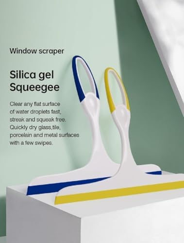 2Pcs Shower Squeegee, Squeegee for Bathroom, Shower Glass, 9.8 " - Image 7