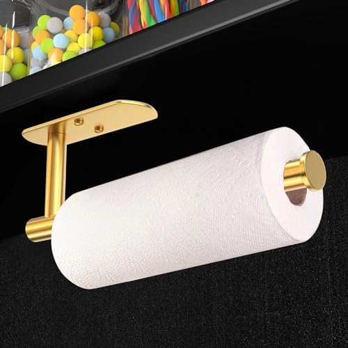 VAEHOLD Adhesive Paper Towel Holder Under Cabinet Wall Mount - Image 3
