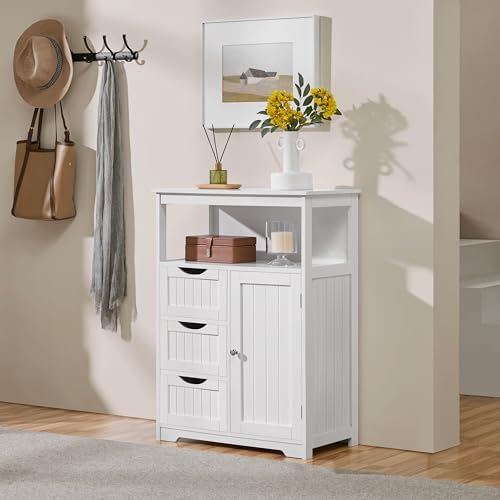 Yaheetech Large Freestanding Bathroom Storage Cabinet - Image 2
