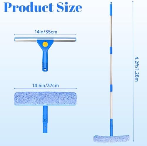 Window Cleaning Kit with Extension Pole - Image 2