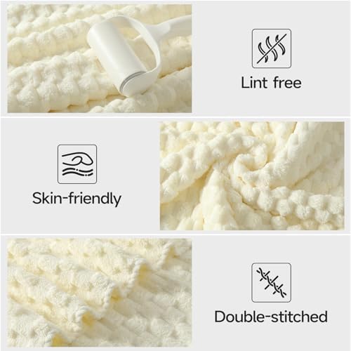 REDKISS Cream Microfiber Towels-35x70 Inches Oversized Bath Sheets, Extra Large - Image 5