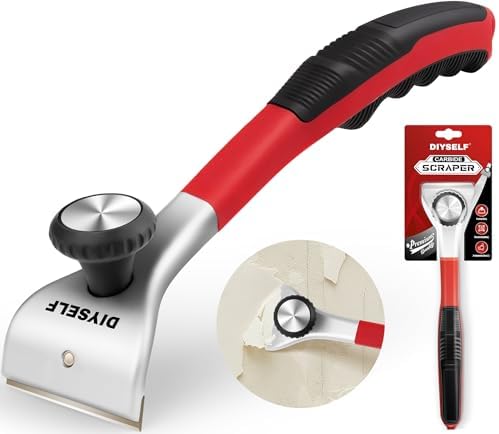 DIYSELF Carbide Scraper, 2-3/8 Inch Heavy Duty Paint Scraper by DIYSELF