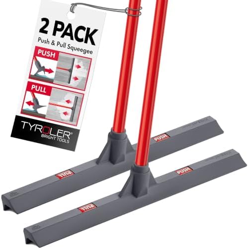 Tyroler 2-Pack 17" Heavy Duty Floor Squeegee by TyrolerBrightTools