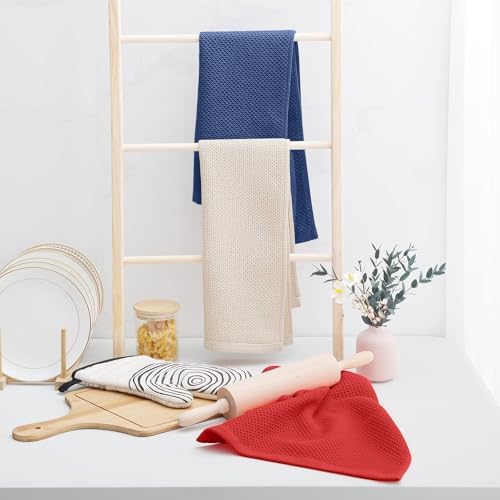 Homaxy 100% Cotton Waffle Weave Kitchen Towels - Image 6