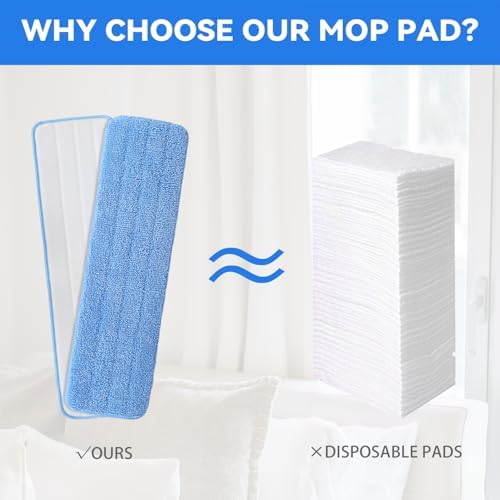Microfiber Mop Pad for Rubbermaid Commercial 20 Inch Mop Head - Image 4