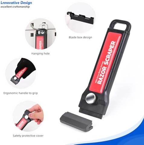 EHDIS 2PCS Plastic Razor Blade Scraper - Image 5