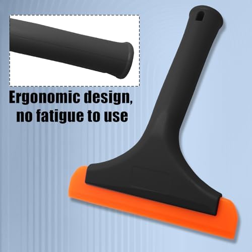 1Pc 6 Inch Black Car Window Squeegee Silicone - Image 3