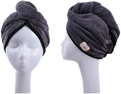M-bestl 2 Pack Hair Drying Towels, Anti-frizz Hair Towel Wrap, Absorbent - Image 2