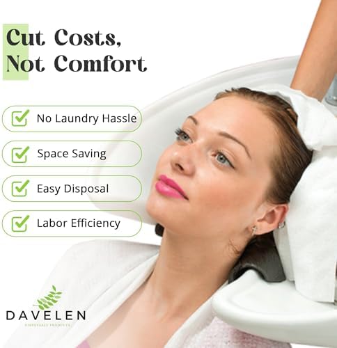 DAVELEN Disposable Large Luxury Towels Spa and Salon Quality Softness - Image 6
