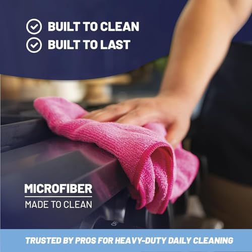 MW PRO Microfiber Cleaning Cloths Orange - Image 4