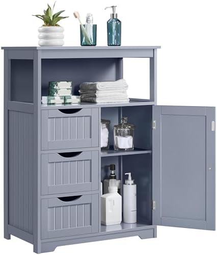 Yaheetech Large Freestanding Bathroom Storage Cabinet by Yaheetech