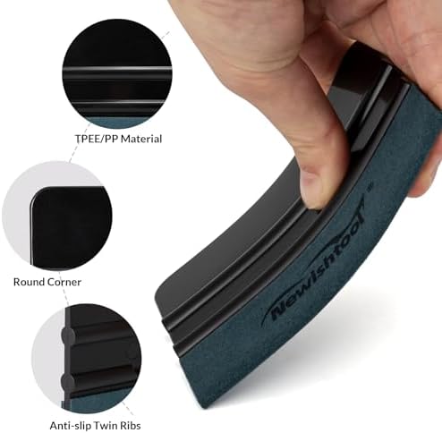 NEWISHTOOL 3 Pcs Vinyl Wrap Squeegee Different Size Felt Squeegee - Image 2