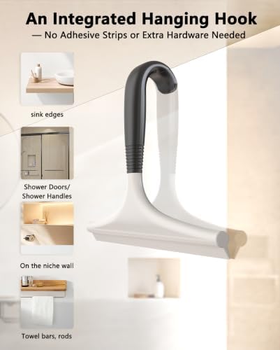 10 Inch Shower Squeegee for Shower Glass Doors - Image 5