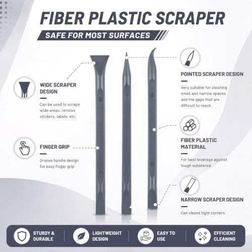 Honoson 9 Pcs Cleaning Scraper Tool Detailing Picks Non Scratch - Image 4