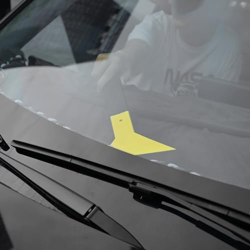 EHDIS Window Tint Squeegee Long Handle Scraper Tool Triangle Slim Foot Tinting - Image 3
