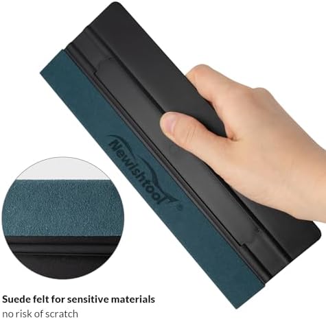 NEWISHTOOL 3 Pcs Vinyl Wrap Squeegee Different Size Felt Squeegee - Image 4