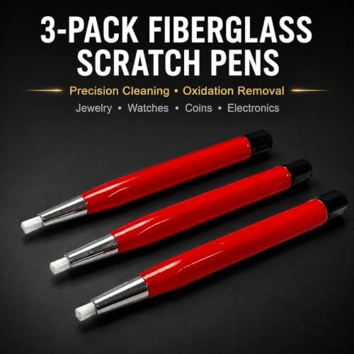 Fiberglass Scratch Brush Pens 3 Pack - Image 2