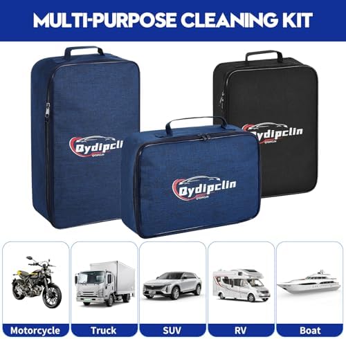 23Pcs Car Detailing Kit Detailing Brush Set Car Wash Cleaning Kit Blue - Image 7