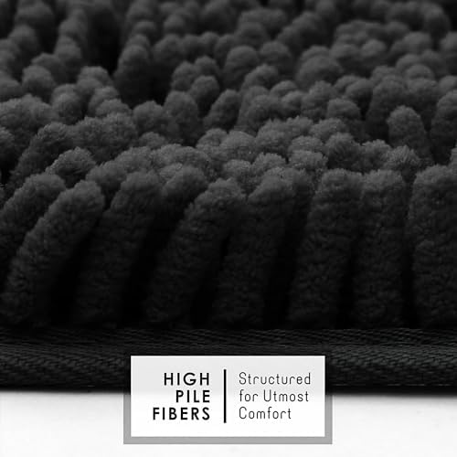 Hearth & Harbor Bathroom Rugs, Chenille Bath Mat - Image 7