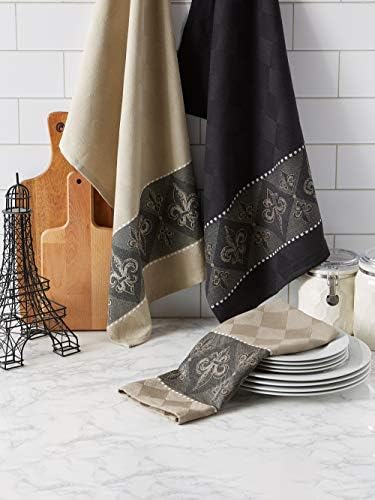 DII Cotton French Jacquard Dish Towels, Decorative Tea Towels - Image 4