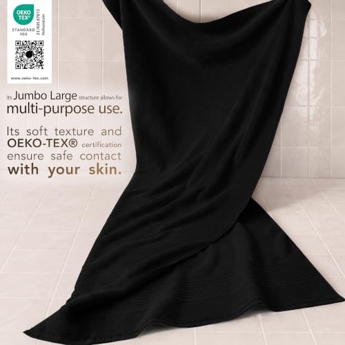 Cotton Paradise 100% Cotton Turkish Towel Set, Soft Absorbent Quick Dry - Image 3