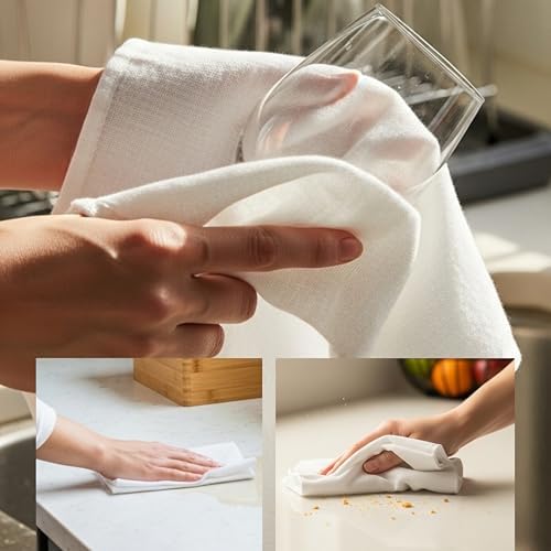 Flour Sack Kitchen Towels |Cotton Blank Towel | Tea Towel Crafting Embroidery - Image 6