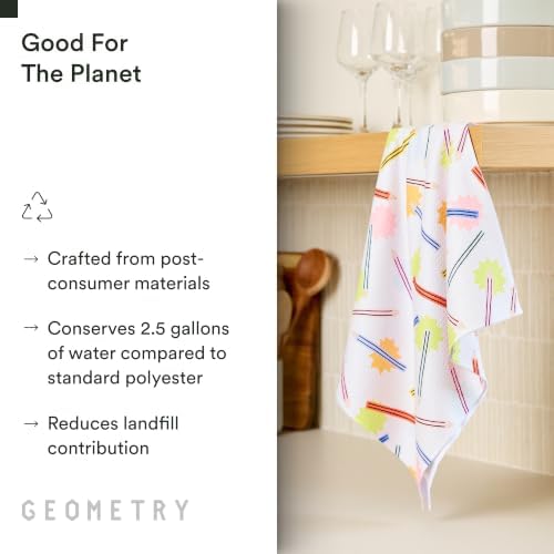GEOMETRY Tea Towels – Back to School Collection – Quick-Dry, Ultra-Absorbent - Image 3