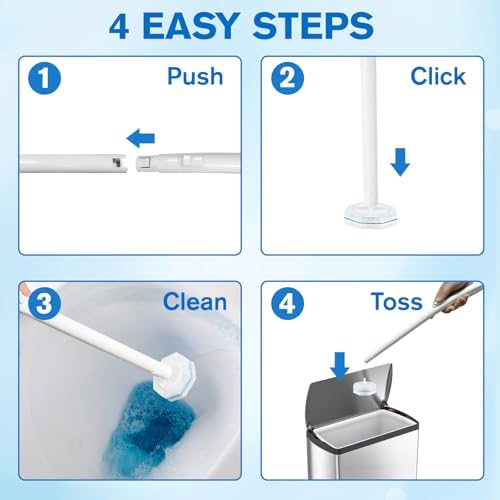 Disposable Toilet Bowl Brush and Holder - Image 6