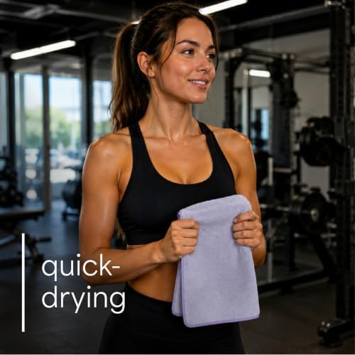 S&T INC. Microfiber Gym Towels, 3 Pack - Image 4