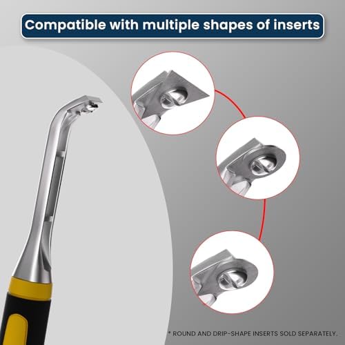 LU&MN Carbide Scraper Tool, 1-Inch Tungsten Carbide Triangular Blade - Image 5