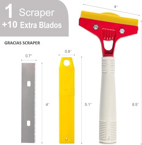 Razor Blade Scraper, Adhesive Removal Multi-Purpose Paint Scraper - Image 2
