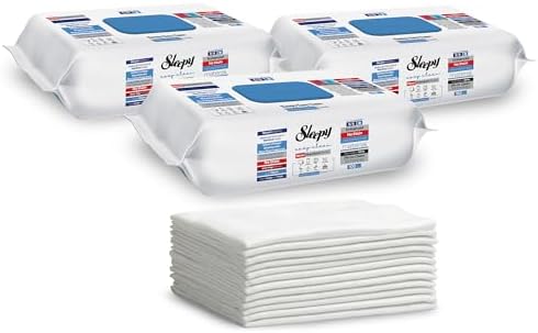 Sleepy Easy Clean XL Heavy Duty Cleaning Wipes – Chlorine-Free Bleach & Vinegar by Sleepy