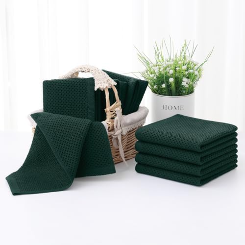 Homaxy 100% Cotton Waffle Weave Kitchen Dish Cloths - Image 6