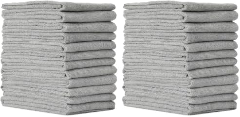 VIKING Microfiber Towel 24 Pack, Utility Car Drying Towels, Super Absorbent by VikingCarCare