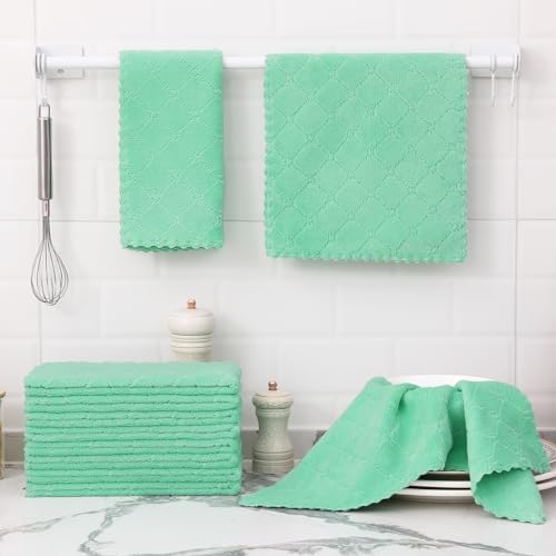 Homaxy 12 Pack Super Soft Absorbent Dish Towels - Image 6