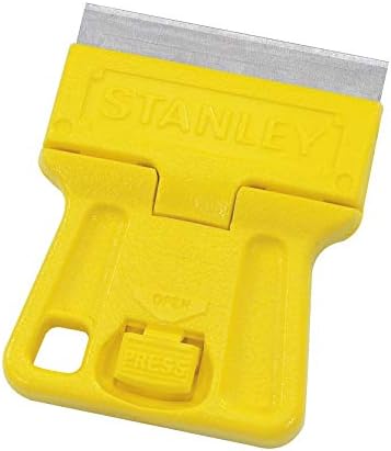 Stanley 28-100 1-3/16" inch High Visibility Mini-Razor Blade Scraper by CleanItSupply