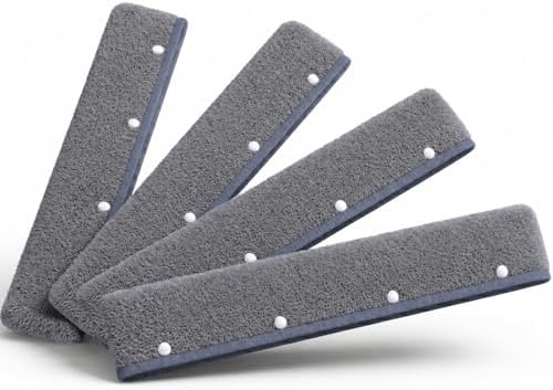 Floor Squeegee Broom with Long Handle, Heavy Duty Rubber Squeegee Kit, Scrubber by LFBEAR
