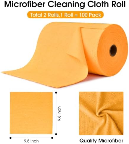 KitchLife Microfiber Cleaning Cloth Roll, 200 Pack - Image 2