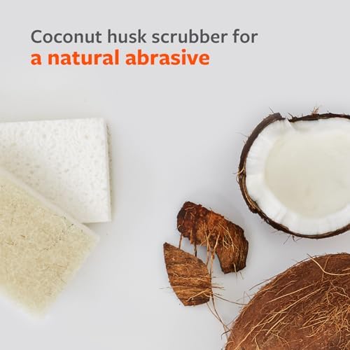 Full Circle Coconut Scrubber Sponges, Dual-Sided - Image 2