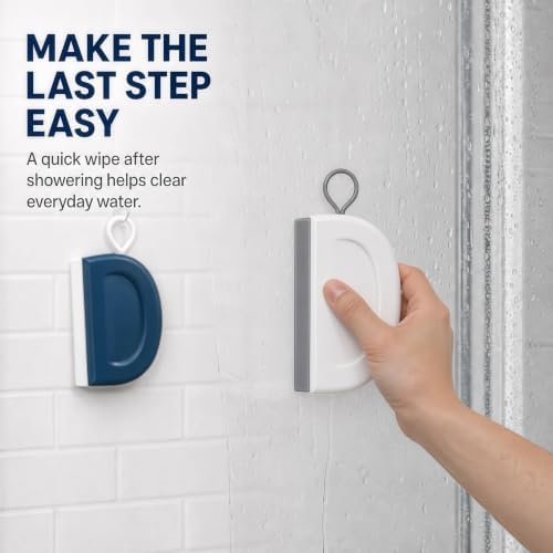 Small Squeegee, 2 Pack with Adhesive Hooks - Image 3