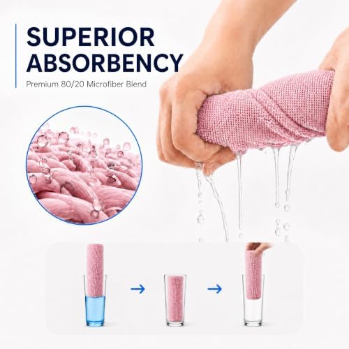 Veco Microfiber Cleaning Cloth Roll 80 PCS - Image 5
