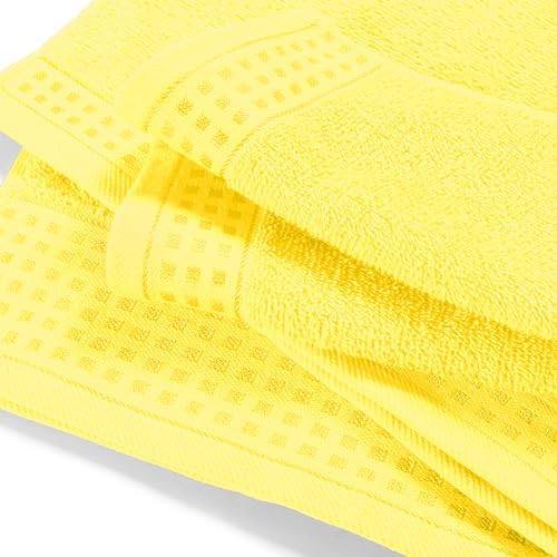 GLAMBURG Ultra Soft 4 Pack Oversized Bath Towel Set 27x54 inches, 100% Cotton - Image 2