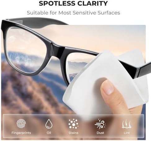 K&F CONCEPT Microfiber Lens Cleaning Cloth X6, Glasses Cleaning, High Density - Image 2