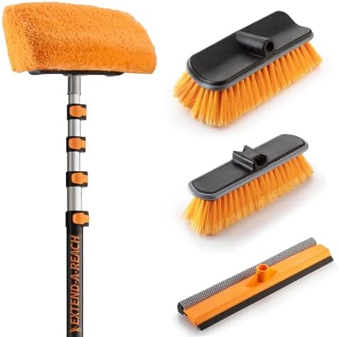 25 Foot Exterior House Cleaning Brush Set by EXTEND-A-REACH