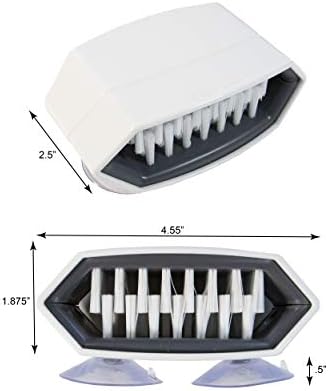 Cutlery Cleaner Brush, Suctioned in-Sink Silverware Scrubber, Non-Scratch - Image 5